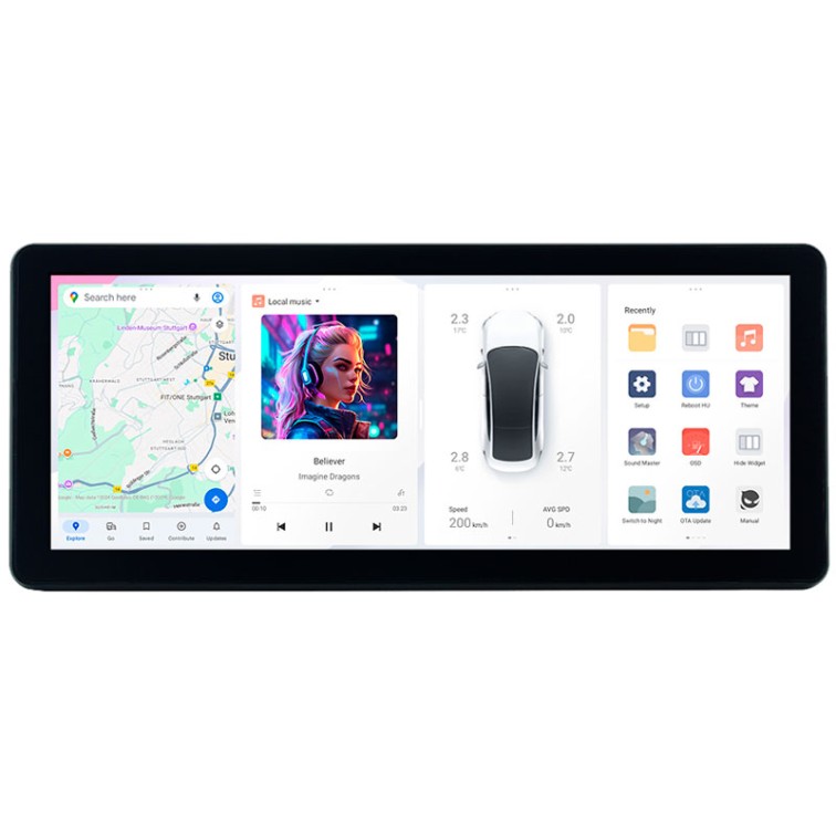 Магнитола DuduAuto Dudu7 12,3"