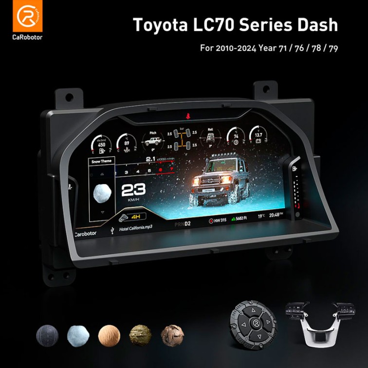 CaRobotor для Toyota Land Cruiser 70 07-26, электронная панель приборов