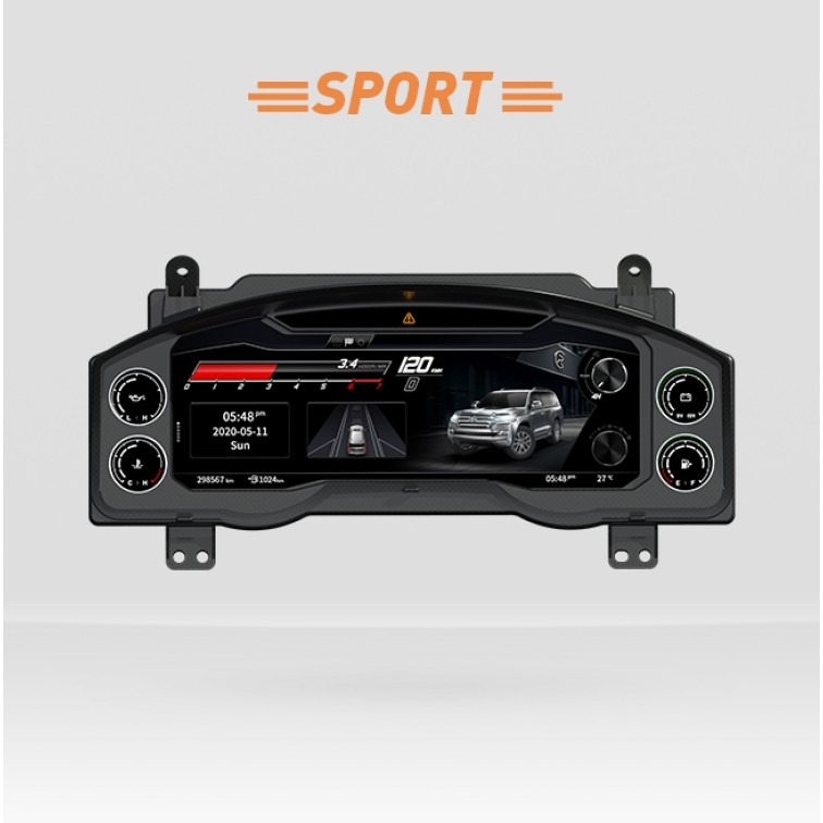 CaRobotor для Toyota Land Cruiser 200 07-15, электронная панель приборов