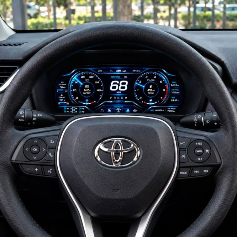 Mankana для Toyota Rav 4 19-25, электронная панель приборов